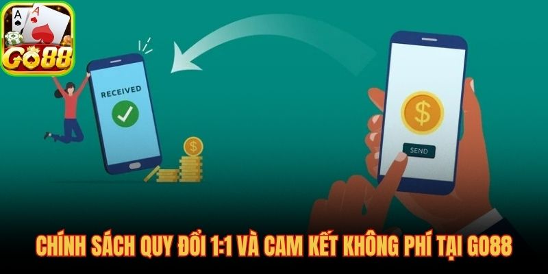 Rút tiền GO88 theo tỷ lệ 1:1 cố định, minh bạch, không phí ẩn