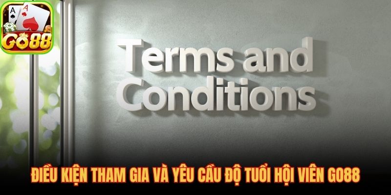 Điều khoản điều kiện GO88 về độ tuổi và xác minh danh tính hội viên