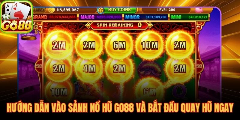 Từ đăng nhập đến vòng quay đầu tiên tại GO88 chỉ vài bước