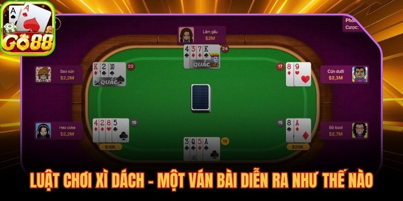 Chuỗi quyết định liên tiếp trong từng ván xì dách căng thẳng