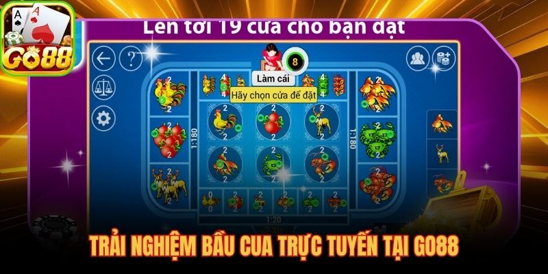Bầu cua GO88 xúc xắc RNG công bằng và giao diện trực quan